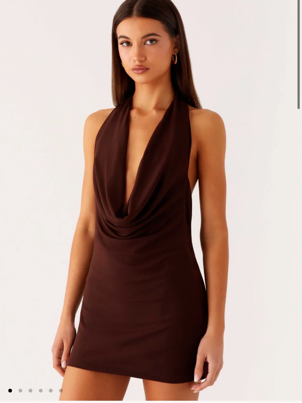 NWT Peppermayo Saffron Skies Cowl Neck Dress